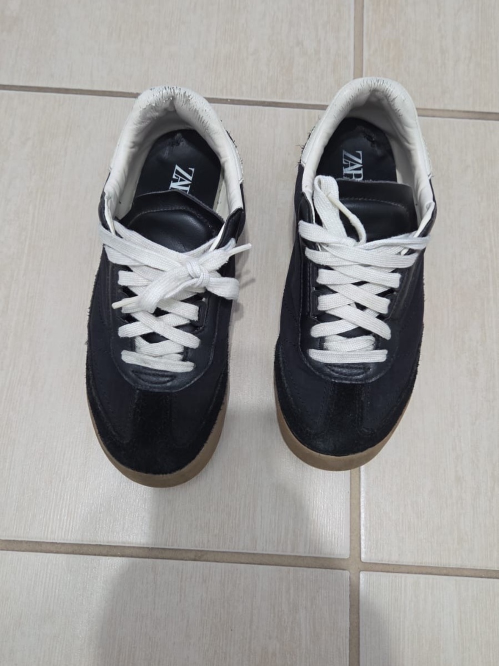 Zara Black and White Casual Sneakers